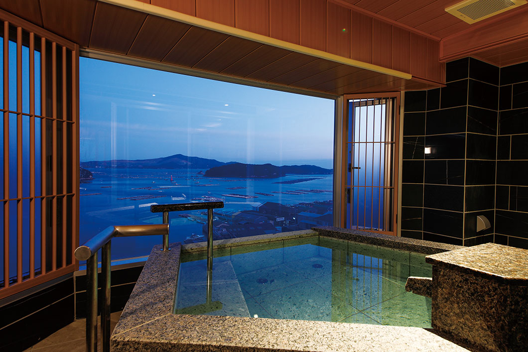 画像：海が見える温泉