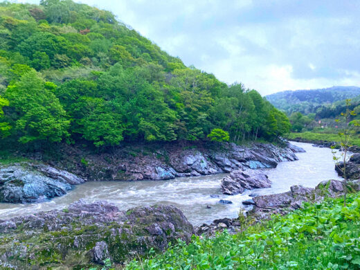 画像：石狩川カムイコタン