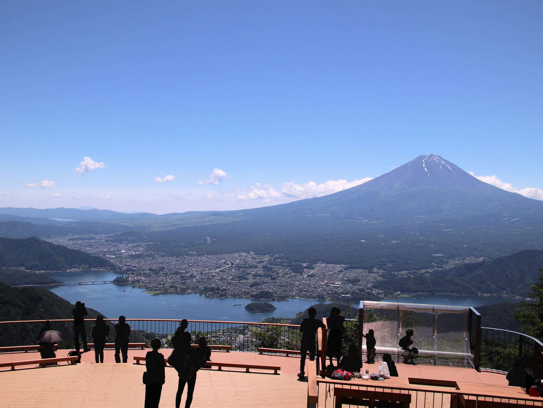 富士山と河口湖