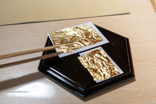 金箔貼り体験